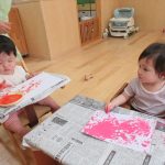 とんぼ製作（0歳児）